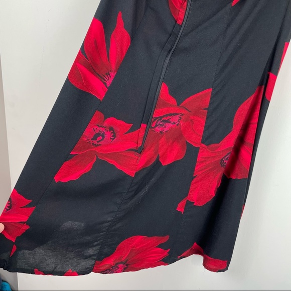 Vintage Y2K Floral Mini Dress Halter Neck Open Back Sz XS/S - Picture 8 of 11